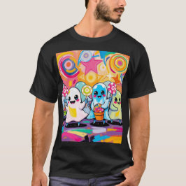 Kawaii Candy Parad Colorful Cute Tecknad T Shirt