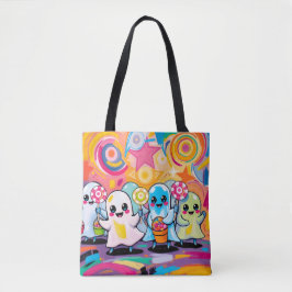 Kawaii Candy Parad Colorful Cute Tecknad Tygkasse