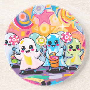 Kawaii Candy Parad Colorful Cute Tecknad Underlägg