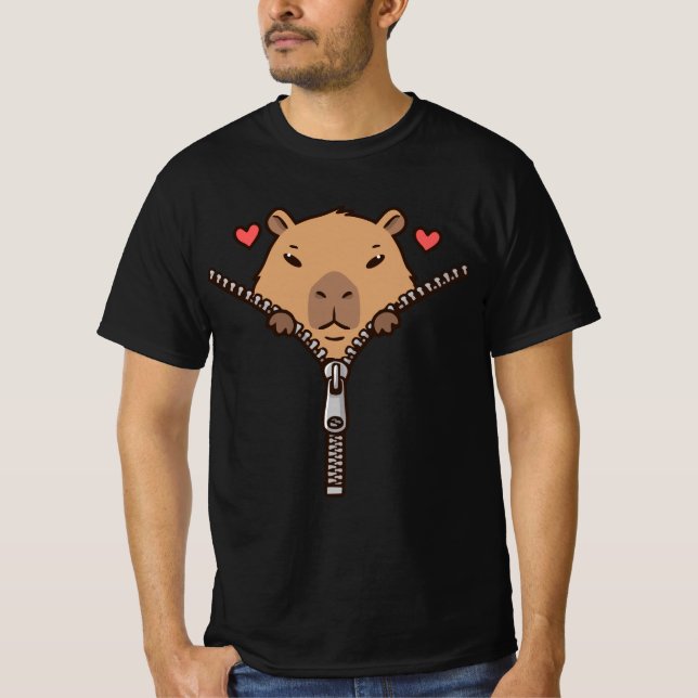 Kawaii Capybara Shirt | Cute capybara T Shirt (Framsida)
