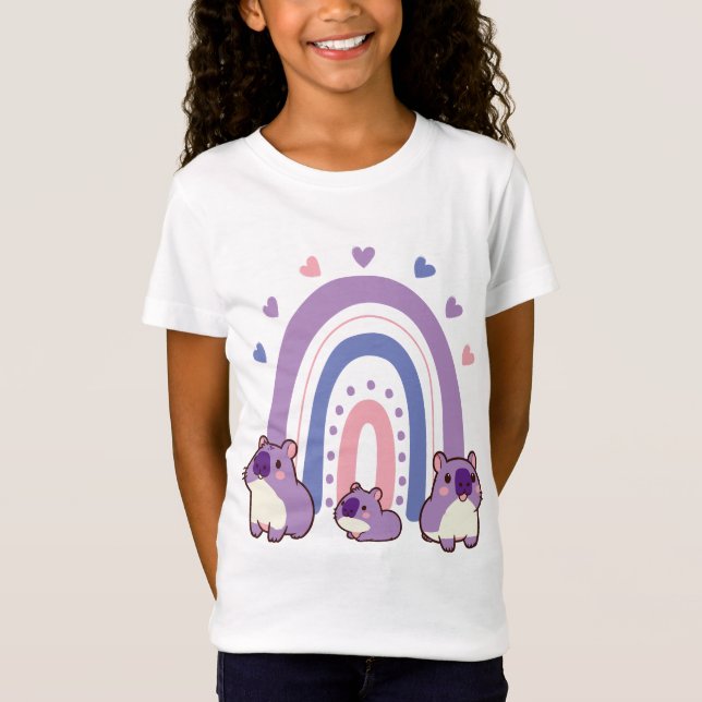 Kawaii Capybara T-Shirt (Framsida)