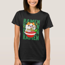 Kawaii Cat ätande Ramen