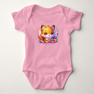Kawaii Cat Baby Suite - Tilltalande design T Shirt