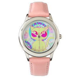 Kawaii cat cute anime design armbandsur