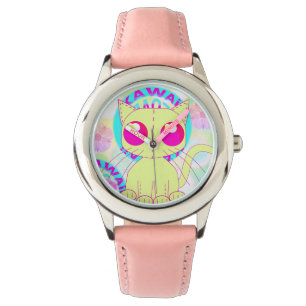 Kawaii cat cute anime design armbandsur