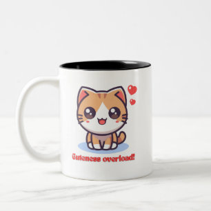 Kawaii Cat Cuteness Overload Mugg