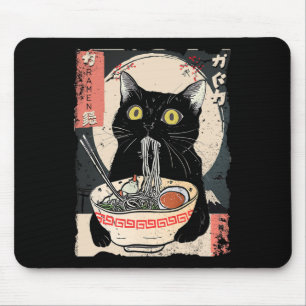 Kawaii Cat Eating Ramen Noodles Funny Anime Gift G Musmatta