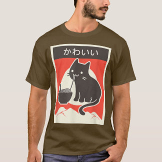 Kawaii Cat - Funny Ramen Älskare, Japansk Food Ram T Shirt