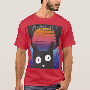 Kawaii Cat Japanska Indie Aesthetic Alt Cute Anime T Shirt
