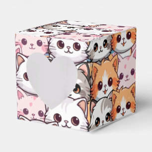 Kawaii Cat kattdjur Kitten pet ansikte doodle pat Presentaskar