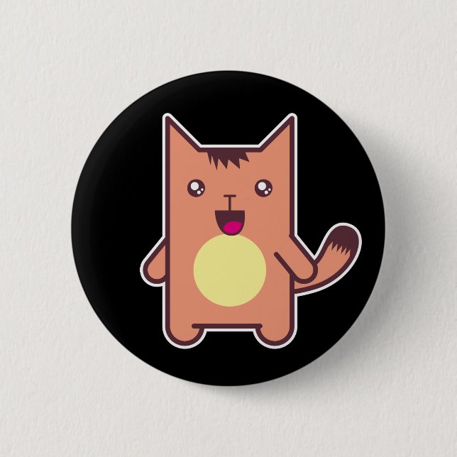 Kawaii cat knapp (Framsida)