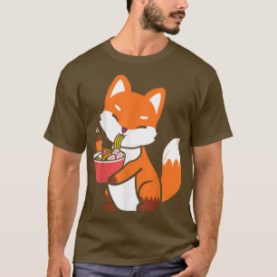 Kawaii Cat med Ramen Bowl Funny japansk cute G T Shirt