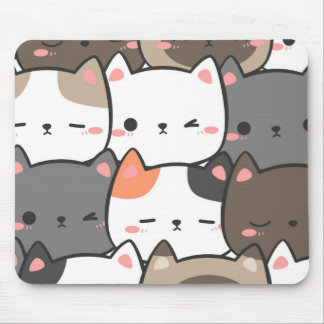 Kawaii Cat Mouse Pad - Cute Desk Decor Musmatta