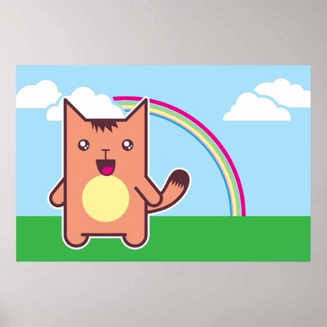 Kawaii cat poster (Framsidan)