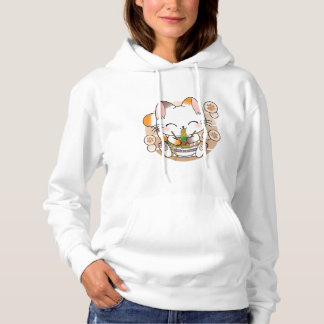 Kawaii Cat Ramen Noodles Otaku Japansk Anime Neko T Shirt