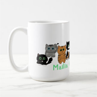 Kawaii Cats Cute Cat Lover Gift Kaffemugg