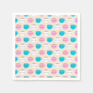 Kawaii Cats Kopp i Tea Pappersservett