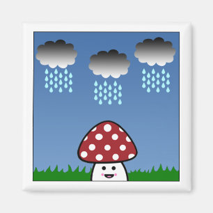 Kawaii champinjonmagnet magnet