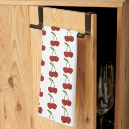 Kawaii Cherry Kärlek Kökshandduk