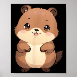 Kawaii Chibi Jordpung - Panfurware Llc Poster
