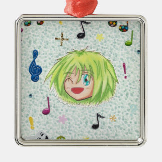 Kawaii Chibi komisk Izumi prydnad Julgransprydnad Metall
