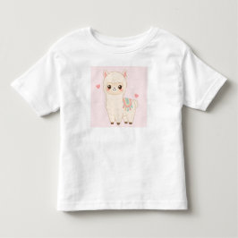 Kawaii Chibi Söt Alpaca Llama t-shirt