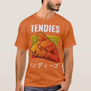 Kawaii Chicken Tenders Tendies Japanska Kanji T Shirt