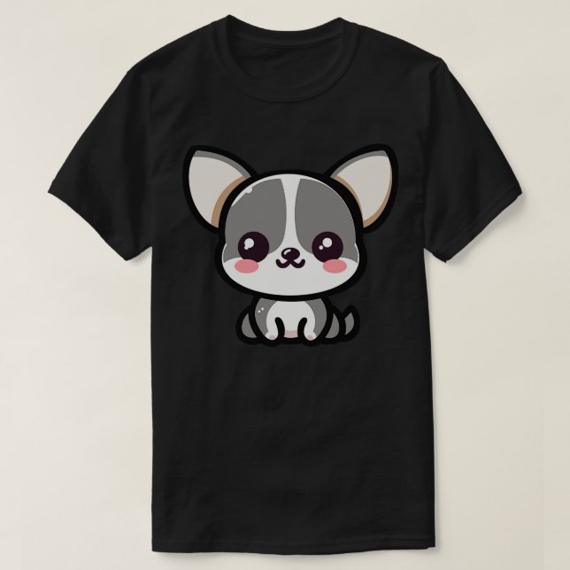Kawaii Chihuahua 1 T Shirt (Design framsida)