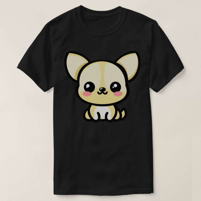 Kawaii Chihuahua T Shirt (Design framsida)