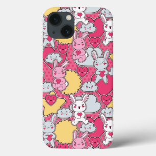 Kawaii Child Mönster med Cute Doodles