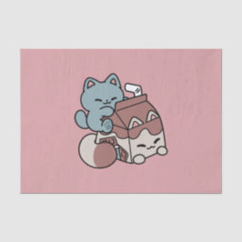 Kawaii Chocolate Milk Cat – Cozy Drink & Cuteness 