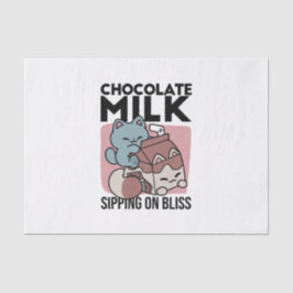 Kawaii Chocolate Milk Cat – Cozy Drink & Cuteness 