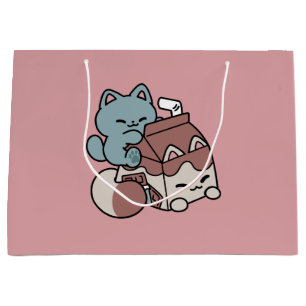 Kawaii Chokladmjölk Katt – Mysig Dryck & Söthet
