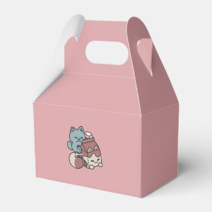 Kawaii Chokladmjölk Katt – Mysig Dryck & Söthet Presentaskar