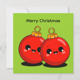 Kawaii Christmas – Minimal Holiday  Julkort
