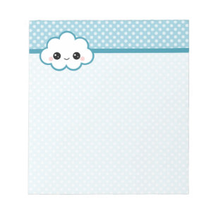Kawaii Cloud Anteckningsblock