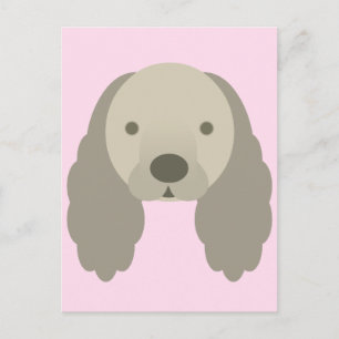 KAWAII COCKER SPANIEL DOGGIE VERY SWEET HUND VYKORT