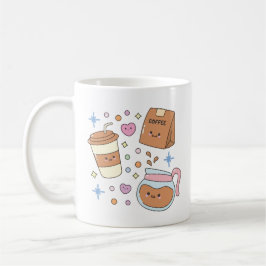 Kawaii coffee kaffemugg