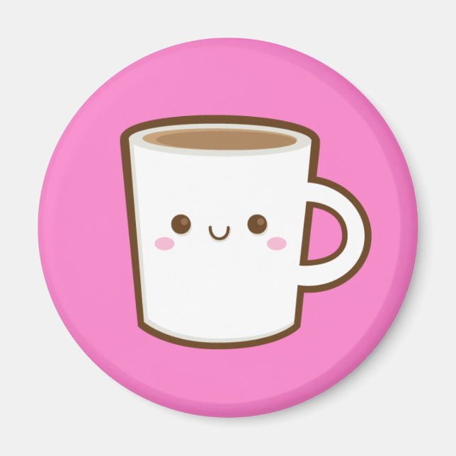 Kawaii Coffee Magnet (Framsidan)