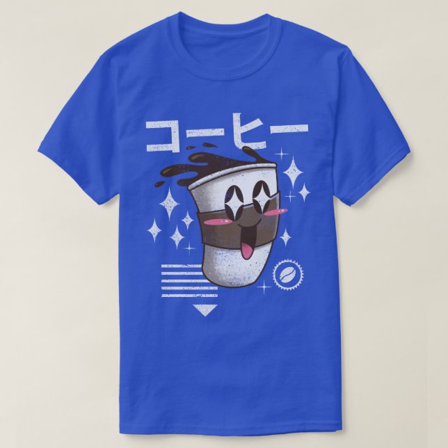Kawaii Coffee T Shirt (Design framsida)