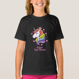 Kawaii Colorful Rainbow Unicorn Dreams T Shirt
