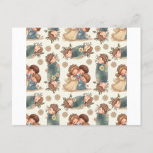 Kawaii Couple Postcard