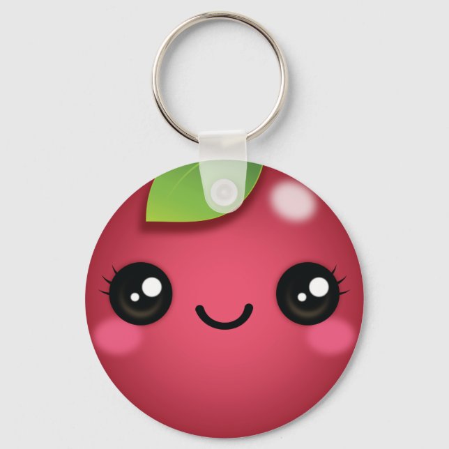 Kawaii Cranberry Keychain Nyckelring (Framsida)