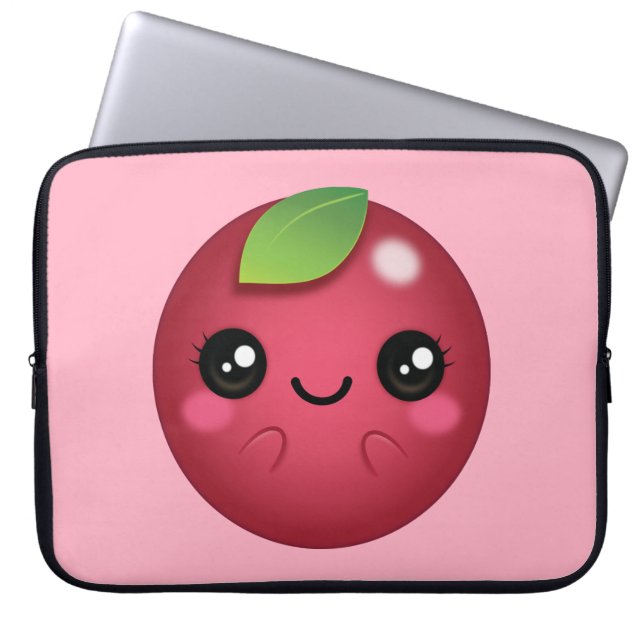 Kawaii Cranberry Laptop Fodral (Framsidan)