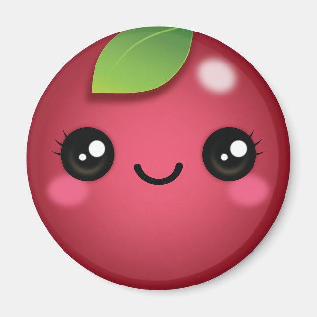 Kawaii Cranberry Magnet (Framsidan)