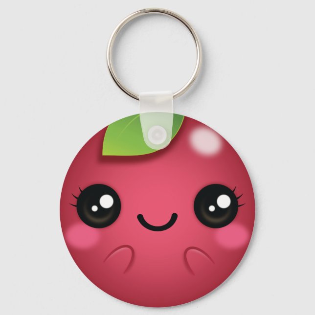 Kawaii Cranberry Nyckelring (Framsida)