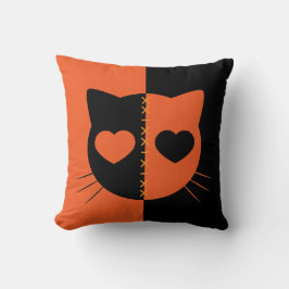 Kawaii Creepy Cute Cat Halloween Kudde