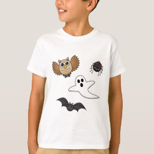 Kawaii Creepy Night Creatset Set T Shirt