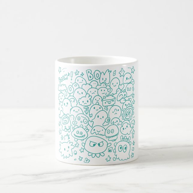 Kawaii Crowd Kaffemugg (Center)