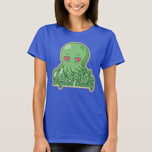 Kawaii Cthulhu T Shirt (Framsida)